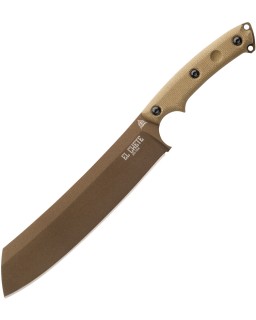 TOPS El Chete Mini Fixed Blade  1095 Steel Green Micarta Handle