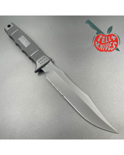 SOG Seal Team Elite fixed blade AUS-8 steel TiNi black finish Zytel handle Cordura sheath