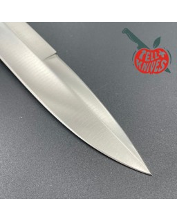 AL MAR KNIVES AMK SERE 3004 small Fighting Knife full tang AUS-6A steel micarta handle black leather sheath Special Forc