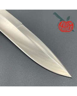 AL MAR KNIVES AMK SERE 3007 Large Fighting Knife full tang AUS-6A steel micarta handle black leather sheath Special Forc