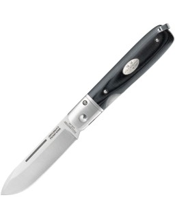 Fällkniven Gentleman's Pocket Knife GPbm Laminate Cobalt steel black micarta handle