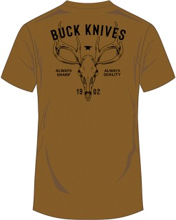 Buck Skull T-Shirt Coyote 2XL 14301