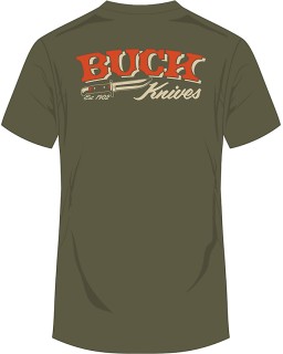 Buck Western T-Shirt Large 14271