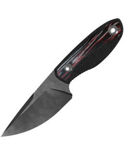 Kizer Finch 1134A2 – Lame acier AEB-L PVD gris manche Micarta et bois reconstitué