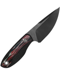 Kizer Finch 1134A2 – Lame acier AEB-L PVD gris manche Micarta et bois reconstitué