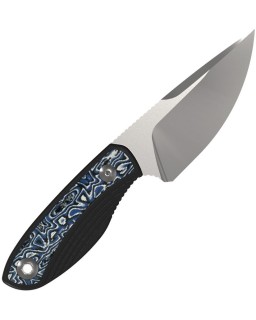 Kizer Finch 1134A3 – lame acier AEB-L satiné manche G10 et Micarta Vortex