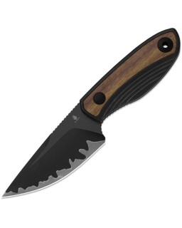 Kizer Finch 1134A1 – Acier inox laminé trois couches manche G10 noir et bois de Mkuruti