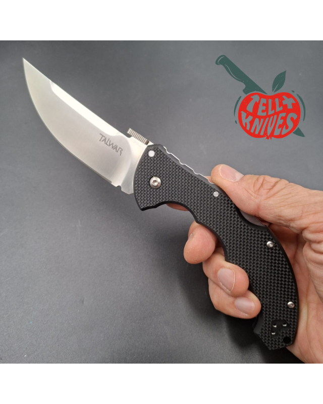 Cold Steel 2015-16 Talwar 4″ – lame acier CTS-XHP satiné manche G10 noir – Tri-Ad Lock