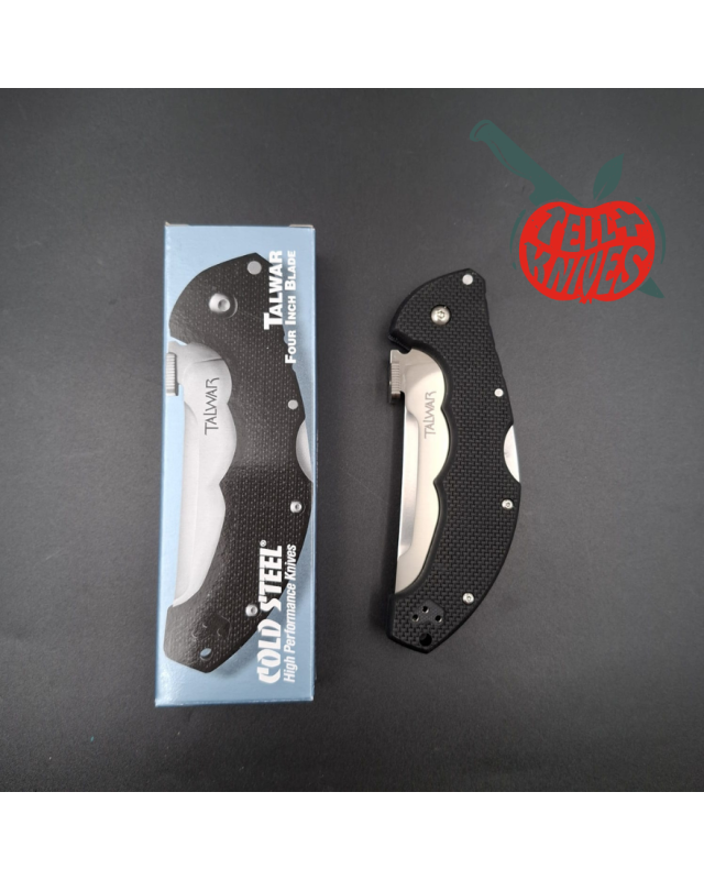 Cold Steel 2015-16 Talwar 4″ – lame acier CTS-XHP satiné manche G10 noir – Tri-Ad Lock