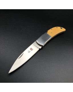 Al Mar Hawk 1002 - yellow micarta (Vintage années 80)