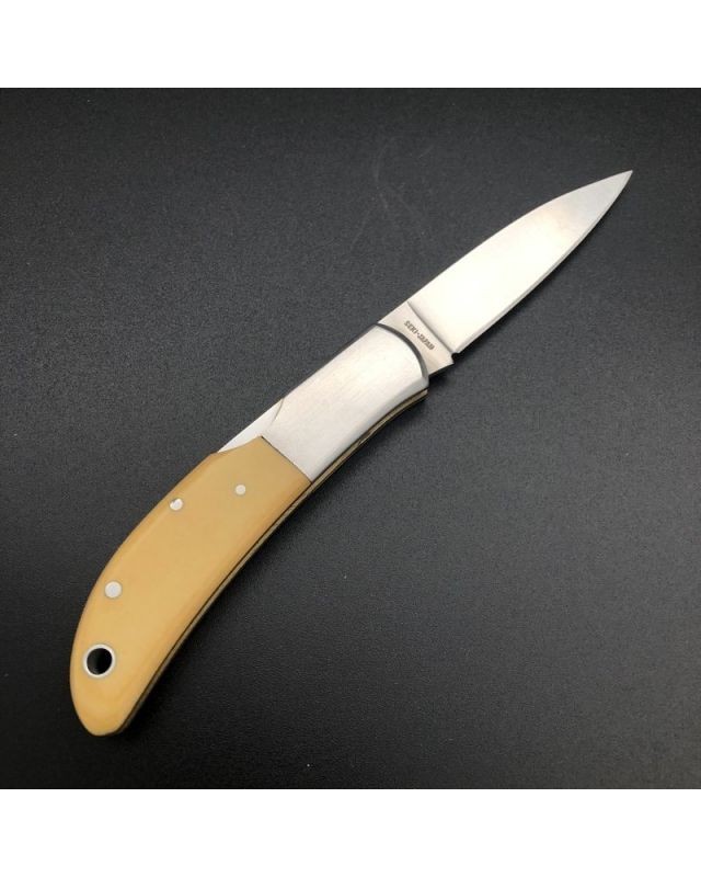 Al Mar Hawk 1002 - yellow micarta (Vintage années 80)
