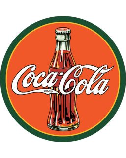 Coke Round 30s Bottle & Logo