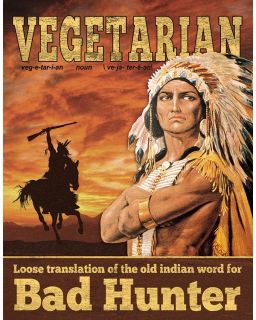 Vegetarian Translation Sign