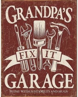 Grandpas Garage Sign