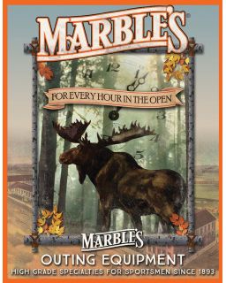 Marbles Equipment Tin Sign