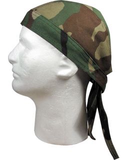 Head wrap Woodland Camo