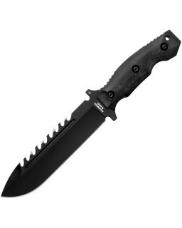 Large Survival Knife Black