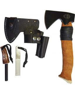 Bushcraft Axe Carbon Black Set