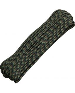Parachute Cord 550 30m Woodland Camo