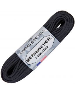 Parachute Cord 550 30m Black