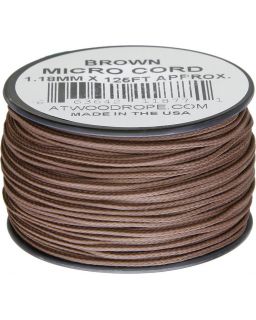 Micro Cord unicolor 38m Brown