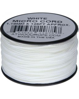 Micro Cord unicolor 38m White