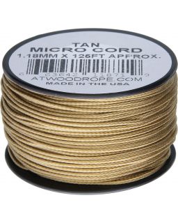 Micro Cord unicolor 38m Tan