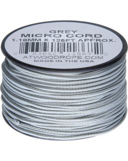 Micro Cord unicolor 38m Gray
