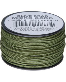 Micro Cord unicolor 38m Olive Drab