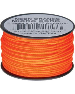 Micro Cord unicolor 38m Neon Orange