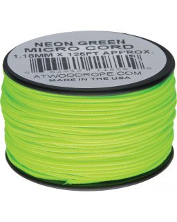 Micro Cord unicolor 38m Neon Green
