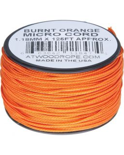 Micro Cord unicolor 38m Burnt Orange