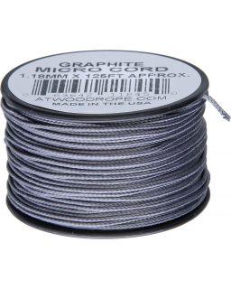 Micro Cord unicolor 38m Graphite