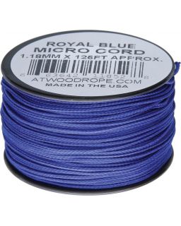 Micro Cord unicolor 38m Royal Blue