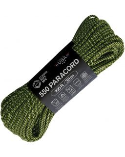 Parachute Cord 550 30m Diamond Black Yellow