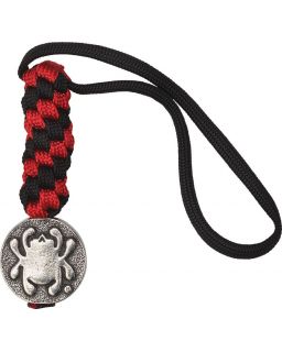 Pewter Flat Bead Lanyard