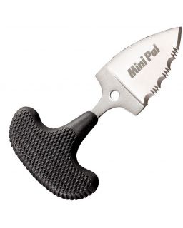 Mini Pal Push Dagger AUS-8A steel Kray-Ex handle Secure-EX sheath Swiss Legal