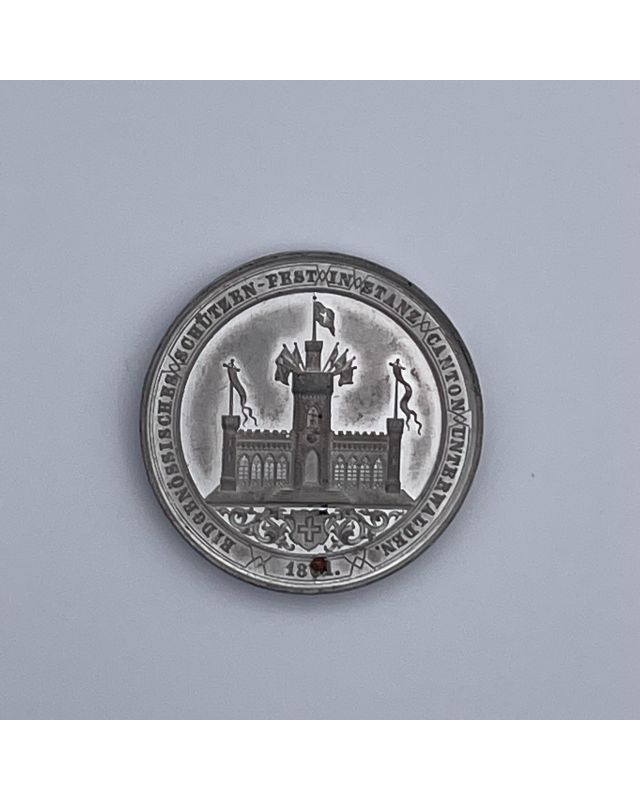 Souvenir du Tir Fédéral - Stanz 1861 - Medaglia