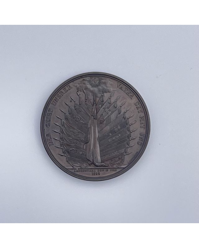 Souvenir du Tir Fédéral - Langenthal 1822 - Medaglia