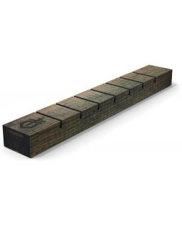 Seven Knife Display Wood