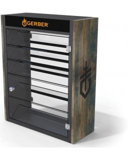 Display Wood Steel Counter