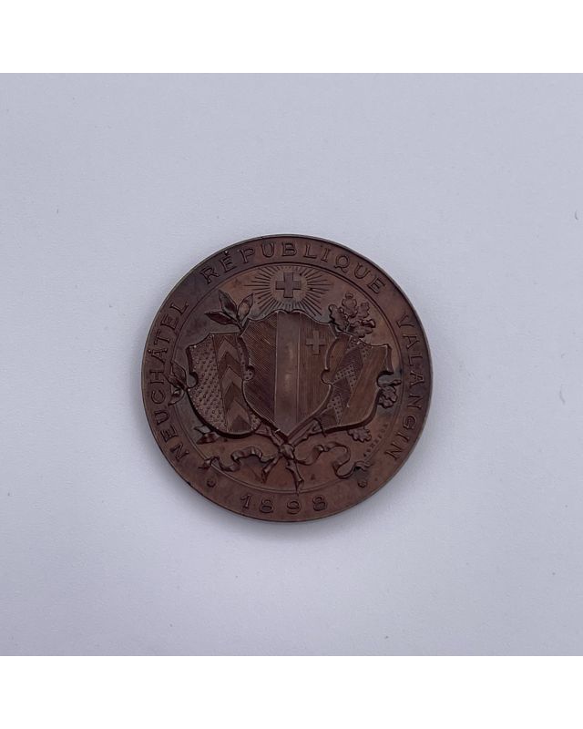 Tir Fédéral - Neuchâtel 1898 - Medaglia
