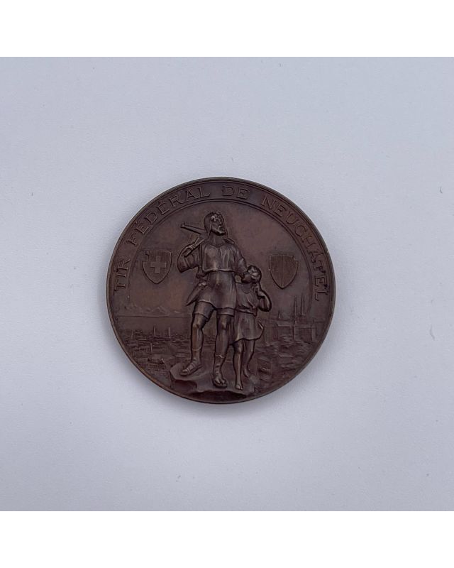 Eidgenössisches Schützen-fest - Neuchâtel 1898 - Medaille