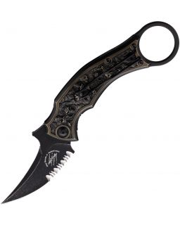 Mako Folder Serrated Bronze
