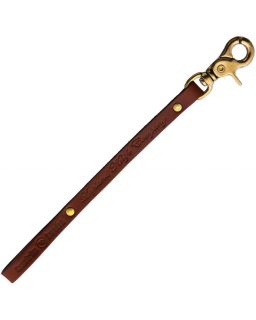 Leather Lanyard with Clasp