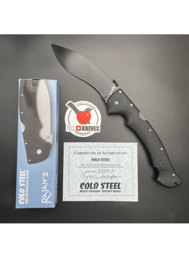 COLD STEEL - RAJAH II Black - Couteau de collection
