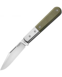 Barlow Shuffler Satin Green Micarta