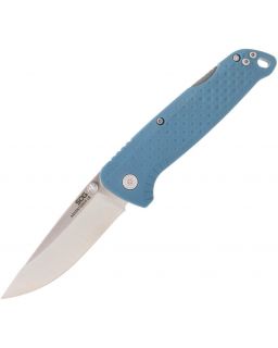Adventure Lockback Black Nylon Blue