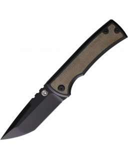 Redencion 229 Kickstop Black Titanium M390 steel micarta
