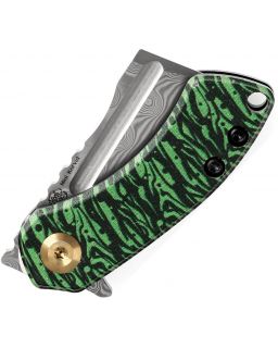 Mini Korvid G10 verde nero